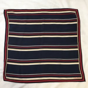 🦋 Halston multi-colored silk scarf